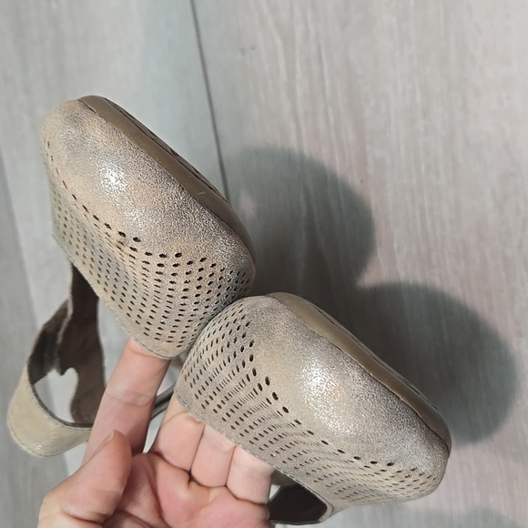 Rockport By Cobb Hill Women Ankle Leather Wesge Clog Shoes Sz 9M - Picture 5 of 11